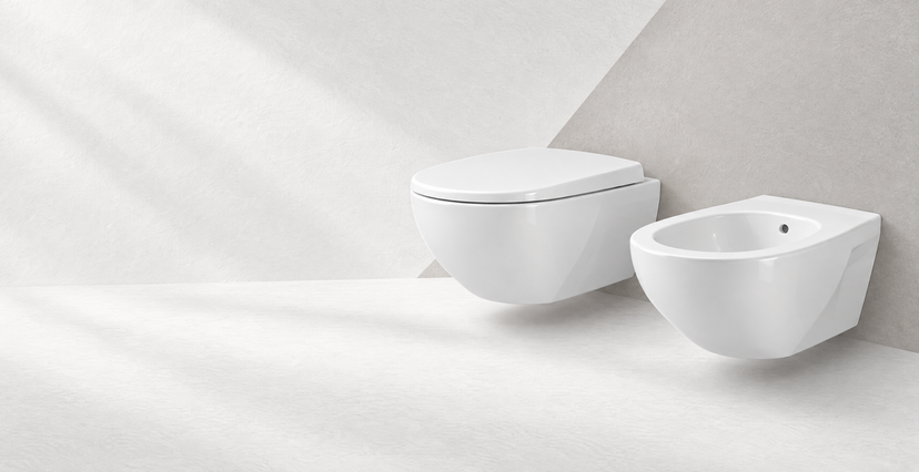 Sanitaires en  porcelaine100% italiens